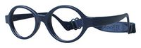 Miraflex Baby Lux Kids Eyeglasses, 38/12, Age 2-4 (Navy Blue)