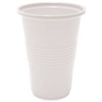 Nicole Home Collection 14 Count Plastic Cup, 16-Ounce, White