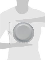 Blue Sky 241-2 241 100 Disposable Plastic Plates, 9-Inch, White (200 Count), 200 PACK