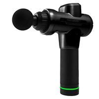 CHUDAN LED Electric Massage Pistols Super Silent deep Muscle Relax Massager, 24 V Cordless Massage Pistol deep physiotherapeutic fascial Massager with 4 Massage Heads,White