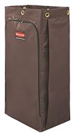 Rubbermaid Commercial High Capacity Cleaning Cart Bag, 34 Gallon, Brown, 1966885