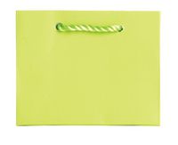 Jillson Roberts Bulk Tiny Tote Gift Bags Available in 11 Colors, Lime Green Matte, 120-Count (BTT941)