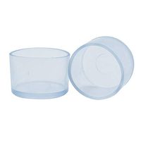 Treely 16Pcs Leg Tips Caps, 1 1/4 Inch Hardwood Floor Protectors Chair Leg Caps Furniture Feet Cover, Transparent