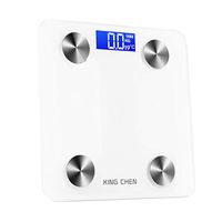 Bluetooth Accurate Body Fat Scale Digital Smart BMI Scale Digital Bathroom Wireless Weight (White)
