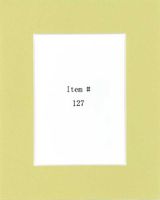 Pack of 100 8x10 Frolic Picture Mats Mattes with White Core Bevel Cut for 5x7 Photo