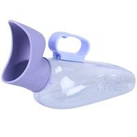 LSY@ Urinal Pot, Men Ms 1000ml Portable Urinal Anti-Overflow Deodorant Urinal Leak Proof Old Man Urinal Child Car Use Outdoor Travel Camping (Size : Women)