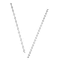 Dixie 7.75" Unwrapped Polypropylene Plastic Jumbo Straw by GP PRO (Georgia-Pacific), Clear, JB7, 12,500 Count (250 Straws Per Box, 50 Boxes Per Case)