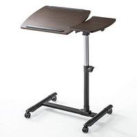 Medical Overbed Table Height Adjustable with Tilting Large Tray with Wheel Laptop Table for Bed, Bed Trays for Eating, Built to Hospital Bed Table Standards