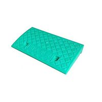 Plastic Ramp Pad, Bicycle Scooter Triangle Pad, Convenience Store Threshold Street Paved Uphill Pad Parking Lot Factory Service Curb Ramp (Size: 50 27 7cm) (Color : Green, Size : 50225CM)
