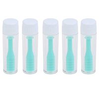 TBoxBo 5 Pcs Silicone Hard Contact Lens Remover Portable Design RGP Hard Contact Lens Insertion Tool for Hard Lenses