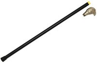 Snake Eye Tactical Pewter Design Handle Walking Cane w/Small Handle Storage, No Blade, 34.5" Overall (Eagle)