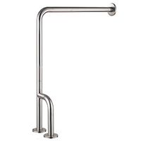 Stainless Steel Armrest Bathroom Floor-Standing Safety Armrest Wc Toilet Support Frame Old Man Disabled Pregnant Woman Guardrail Non-Slip Armrest,B