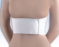 Premium Woven Rib Support Belt, Female, Universal White