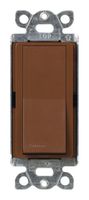 Lutron Claro On/Off Switch, 15-Amp, Single-Pole, SC-1PS-SI, Sienna
