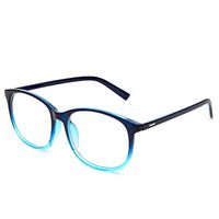 Jcerki Oversize Frame Nearsighted Glasses-2.00 Strength Short Sighted Men and Women Lightweight Myopia Spectacles **These are not Reading Glasses**