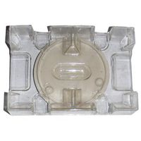 Clear Acrylic Card Holder - Revolving, Holds 2 Decks of Cards
