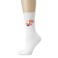 Mens Socks Womens Socks Gugize Christmas Santa's Dart Fun