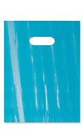 Small Teal Low-Density Plastic Merchandise 9" x 12" Case of 1000