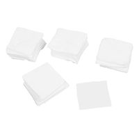 uxcell 400 Pcs Cleaning Cloth Microfiber Lab Dustless Towels 4 x 4 Inch Cleanroom Wiper Cloth Cleaner White