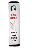 Medical Alert Seat Belt Cover (Deaf)