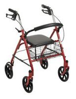 McKesson Rollator 300 lbs. Steel 31 to 37 Inch Handle Height