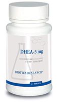 Biotics Research DHEA-5 mg – Hormonal Balance, Metabolism, Improved Mood and Outlook, Age Gracefully, Healthy Stress Response. 60 Tablets