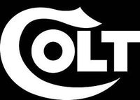 Colt Firearms Symbol - Vinyl - 4" wide (Color: WHITE) decal laptop tablet skateboard car windows stickers