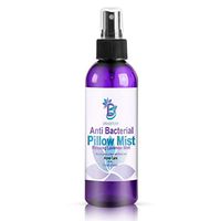 Anti-Bacterial Pillow Mist, Promotes Clear Skin & Protects from Acne-Causing Bacteria, Cleans Pillows, Pillowcases, Beddings, and Sheets Made in USA (Lavender, 4 fl oz)