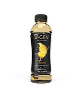 J-GEN ORANGE: ANTIOXIDANT-INFUSED DRINK by Julio Iglesias Jr. - Healthy and Refreshing - Helps fight aging - Essential Minerals and Vitamins - Contains Electrolytes - 11 FL OZ BOTTLE - 12 Pack