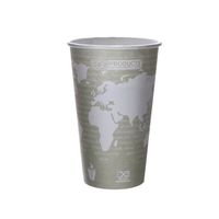 Eco-Products 1219187 World Art Renewable and Compostable Hot Cups