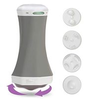 Rechargeable Deep Tissue Shiatsu Spin Massager | Portable, Targeted Handheld Massage with Adjustable Nodes and Speed | Make Lemonade