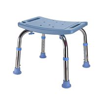 XH Adjustable Anti-Skid Bath Chair Load Bearing 220lb, Aluminum Alloy Tool-Free Installation Bedroom Living Room, Suitable for Disabled and Elderly Pregnant Women