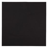Hoffmaster 125070 Linen-Like Color In Depth Flat Pack Napkin, 16" Length x 16" Width, Black (Case of 500)