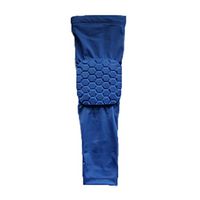 1 PCS Sports Basketball Elbow Protectors Breathable Compression Arm Sleeves Elbow Pads Brace Supports Cotoveleira,Blue,XL