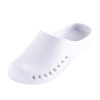 Goldweather Women Slippers Sandals Garden Clogs Shoes Comfortable Slip On Casual Water Shoes(8.5,White)