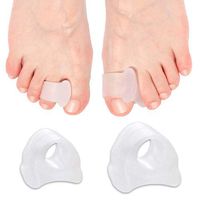 10-Pack(=5pairs) Toe Separators, Straighteners & Spacers for Medical, Fitness and Wellness Use | Correct Your Toes Naturally | Great for Pedicure, Bunion Corrector & Yoga