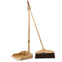 WEIFAN CAI - Broom Sets Indoor Cleaning Handmade Solid Wood Handle Soft Palm Hair Environmental Protection Durable (Size : 95.5x31cm)