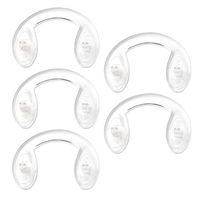 HEALLILY Silicone Nose Pads Eyeglass Nose Pads Anti-Slip for Eyeglass Glasses Sunglasses 5Pcs