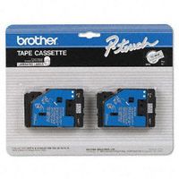 3/8" (9mm) Black on Clear Matte P-touch TC Tape for Brother PT-10, PT10 Label Maker