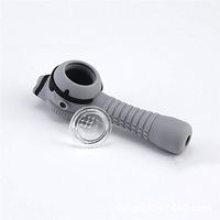 JYH-U Unique, Safe and Durable Pipe, Handmade Pipe with Bowl 6.7in (Color : Gray)