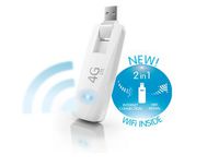 Alcatel W800O, 4G LTE + WiFi Dongle Unlock - Cat4 (LTE USA, Latin, Caribbean & Europe Bands)