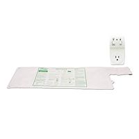 Smart Caregiver Light Outlet with Cordless Bed Sensor Pad – Turns on a light when they get up!
