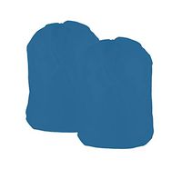 Laundry Bags Nylon with Drawstring, Washable 30”x40 Choose Colors (Bulk Order) (Light Blue Two)