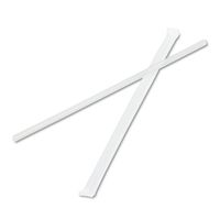 Boardwalk JSTW775T24 Jumbo Straws, 7 3/4", Plastic, Translucent, 500/Pack, 24 Packs/Carton