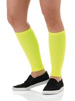 A.M.P.S. 35300 Unisex Calf Compression Sleeve Neon Yellow L