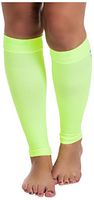 Remedy Calf Compression Running Sleeve Socks, Neon Green, Large