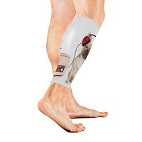 Stretch Sport Calf Sleeve Trendy Dog with A Headset Protective Guard for Men Women - Best Footless Compression Socks for Shin Splints, Running,Basketball Football (1 Pair)