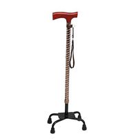 HANGERÂ Aluminum Crutches Solid Wood Handle Folding Sections of Telescopic Crutch Non-Slip for Outdoor Sports/Mountain Climbing/Fishing/Exercise Crutches Available to The Elderly 70cm-92cm