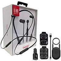 Beats by Dr. BeatsX Wireless in-Ear Headphones - Black - with Dual Car Adapter & Ear Gel,Lighting USB Kit (Renewed)