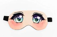 OhMyGifts Anime Sleeping Eye Mask - Anime Movie Eyes Design Funny Anime Lovers Accessories Bed Supplies Sleep Light-Blocking Eye Cover Gift Idea for Girl Boys Adult Mens Childrens